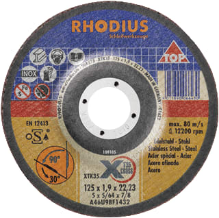Rhodius - XTK35 Slijpschijf Door/Afbsch 125X1,9