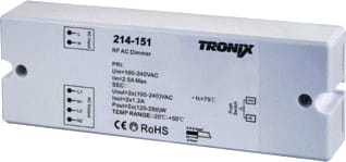 Tronix - LED driver ac dim receiver 2x288w