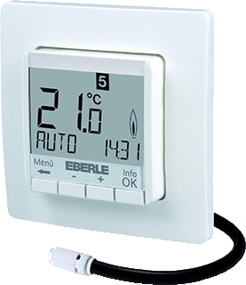 Eberle - FIT Ruimteklokthermostaat Temp.Reg. Fit3F Wt Vlrvw