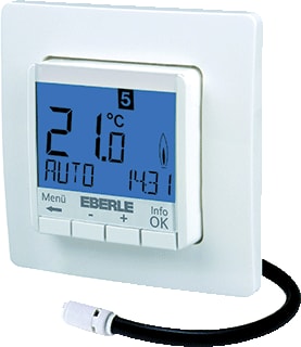 Eberle - FIT Ruimteklokthermostaat Temp.Reg. Fit3L Bl Ru+Vl