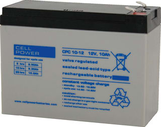 Cellpower - CPC Cyclische Accu (lood) Ldaccu Gesl 12V10Ah