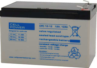 Cellpower - CPC Cyclische Accu (lood) Ldaccu Gesl 12V12Ah