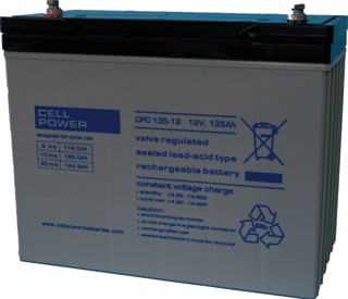 Cellpower - CPC Cyclische Accu (lood) Ldaccu Gesl 12V135Ah