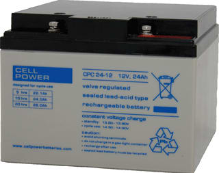 Cellpower - CPC Cyclische Accu (lood) Ldaccu Gesl 12V24Ah