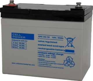 Cellpower - CPC Cyclische Accu (lood) Ldaccu Gesl 12V33Ah