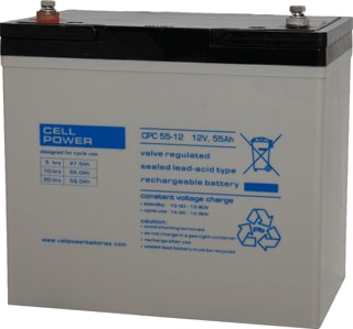 Cellpower - CPC Cyclische Accu (lood) Ldaccu Gesl 12V55Ah