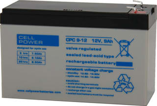 Cellpower - CPC Cyclische Accu (lood) Ldaccu Gesl 12V9Ah