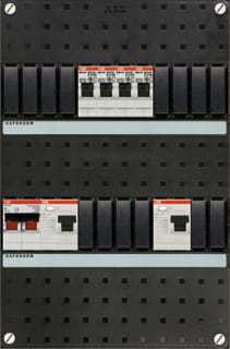 ABB - Hafonorm HAD Groepenkast, geassembleerd Inst. Kast Hadr3232-22+H42