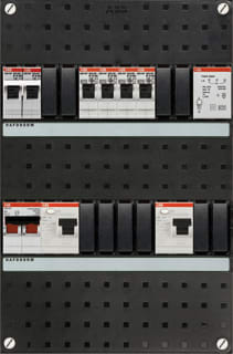 ABB - Hafonorm HAD Groepenkast, geassembleerd Kast Hadr3232-22Ft+H42