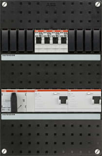 ABB - Hafonorm HAD Groepenkast, geassembleerd Inst. Kast Hadr3232-44+H44