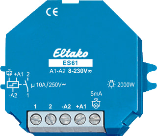 Eltako - 61-serie Bistabiel relais Inb. Imp.Rel 1M Es61-Vuc