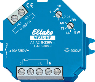 Eltako - 61-serie Tijdrelais modulaire installatie Mf Inb. Mfz61Np