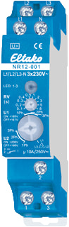 Eltako - 12-serie Spanningsmeetrelais Net/Fase Bew 1W Nr12-001