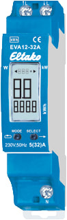 Eltako - 12-serie Elektriciteitsmeter 1F Energiemeter 32A Eva12
