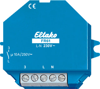 Eltako - 61-serie Schakelrelais inb. netvrijschk. 1m fr61