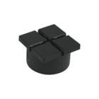 Legrand - Soluflex Toebeh./onderdelen voor vloergoot Voet 100X100 H58 Zw Pp