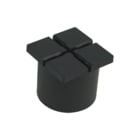 Legrand - Soluflex Toebeh./onderdelen voor vloergoot Voet 100X100 H88 Zw Pp