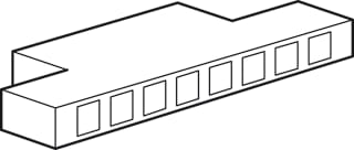 Legrand - Soluflex Toebeh./onderdelen voor vloergoot Verdeeldoos Data 8V Leeg