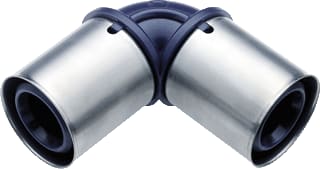 Wavin - Tigris K1 Fitting met 2 aansluitingen tigr knie 14 90gr