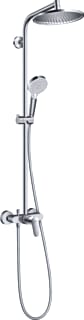 Hansgrohe - Crometta S Showerpipe Douchemengkraan (opbouw) Crom S240 Combi Mixer
