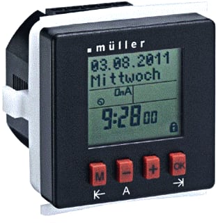 Müller - SC 24.10 Digitale schakelklok vr paneelbouw Sc24.10 24
