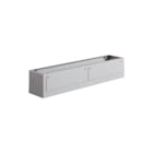 Hager - Verdelers IP44 toebehoren Sokkel Sokkel voor kast/lessenaar 1050X200X205 Fz624N