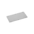 Hager - Verdelers IP44 toebehoren Invoerflens Invoerplaat sparing kast/lessenaar Metaal Fz424N