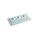 Hager - Verdelers IP44 toebehoren Invoerflens Invoerplaat sparing kast/lessenaar Univers. Fz426