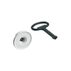 Hager - Verdelers IP44 toebehoren Sluiting Deursluiting voor kast/lessenaar Dubbelb. Fz449N
