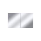 WaveDesign by Wisa - SONIA Wastafel spiegelkast Kast Enk 120Alu 2D