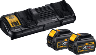 DeWalt - XR FLEXVOLT Accupack elektrisch gereedschap Accuset 2X Accu+Duolader