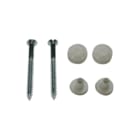 De Beer - Schroefbevestigingsset wc-bev.set 6x60 lk vz wit
