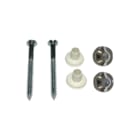 De Beer - Schroefbevestigingsset wc-bev.set 6x60 pk vz chr