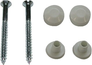 De Beer - Schroefbevestigingsset Wc-Bev.Set 6X70 Lk Vz Wit