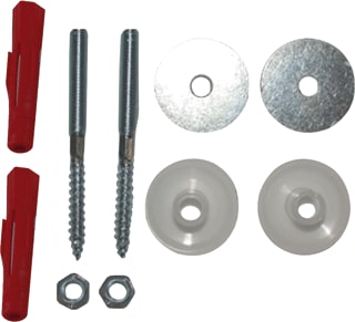 De Beer - Schroefbevestigingsset wast-bev.set m8x90 b10