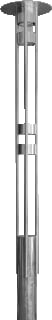 Allure - Solido Straat- en pleinverlichtingsarm. mast 5,8w 3k