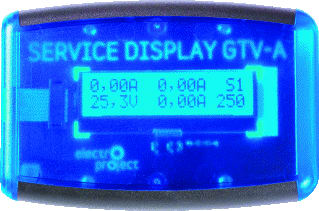 Electroproject - GTV-A Display/bedieningspaneel Service Display Tbv