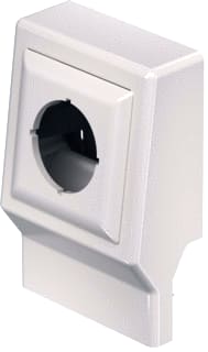 OBO - SL Opbouwdoos plintgoot Rozet 1V 20/50/70 Cwit