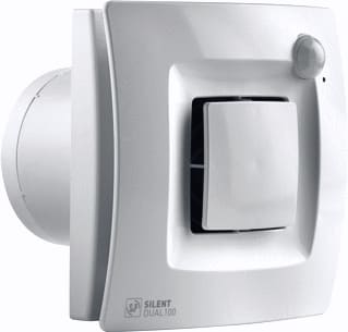 S&P - Silent Dual Ventilator voor kleine ruimten Ventilator 100