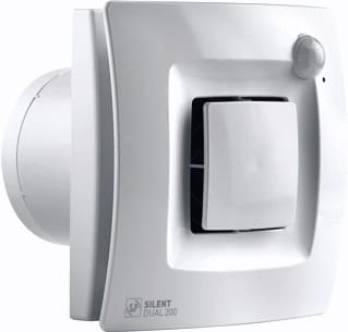 S&P - Silent Dual Ventilator voor kleine ruimten Ventilator 200