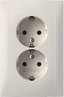 Hager Berker - S.1 Wandcontactdoos (WCD schakelmat.) Wcd Ra 2V 47721909