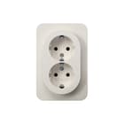 Hager Berker - R.1 Wandcontactdoos (WCD schakelmat.) Wcd Ra 2V 47742089 Pwt