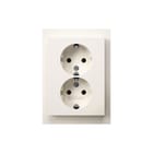 Hager Berker - K.1 Wandcontactdoos (WCD schakelmat.) Wcd Ra 2V Hg K1 Wt
