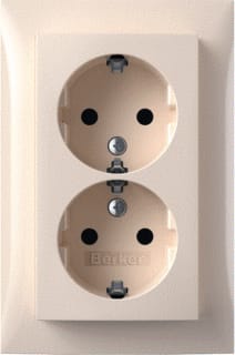 Hager Berker - S.1 Wandcontactdoos (WCD schakelmat.) Wcd Ra 2V 47748982