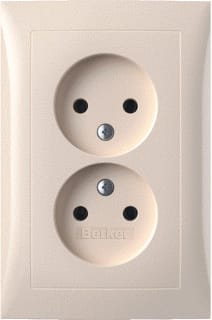 Hager Berker - S.1 Wandcontactdoos (WCD schakelmat.) Wcd 2P 2V 47958982