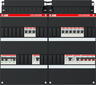 ABB - Hafonorm HAD Groepenkast, geassembleerd Haf 9X / 3X 30Ma Hs+C 3F