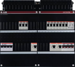 ABB - Hafonorm HAD Groepenkast, geassembleerd Haf 10X / 3X 30Ma Hs+D+T 3F