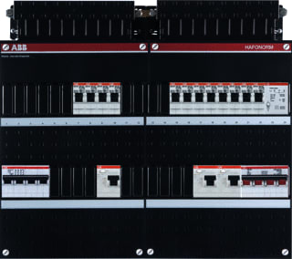 ABB - Hafonorm HAD Groepenkast, geassembleerd Haf 12X / 3X 30Ma Hs+D+T 3F