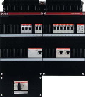ABB - Hafonorm HAD Groepenkast, geassembleerd Haf 8X / 3X30Ma+Kt+Hs 3F