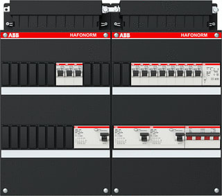ABB - Hafonorm HAD Groepenkast, geassembleerd Haf 11X / 3X 30Ma+T+Hs 3F